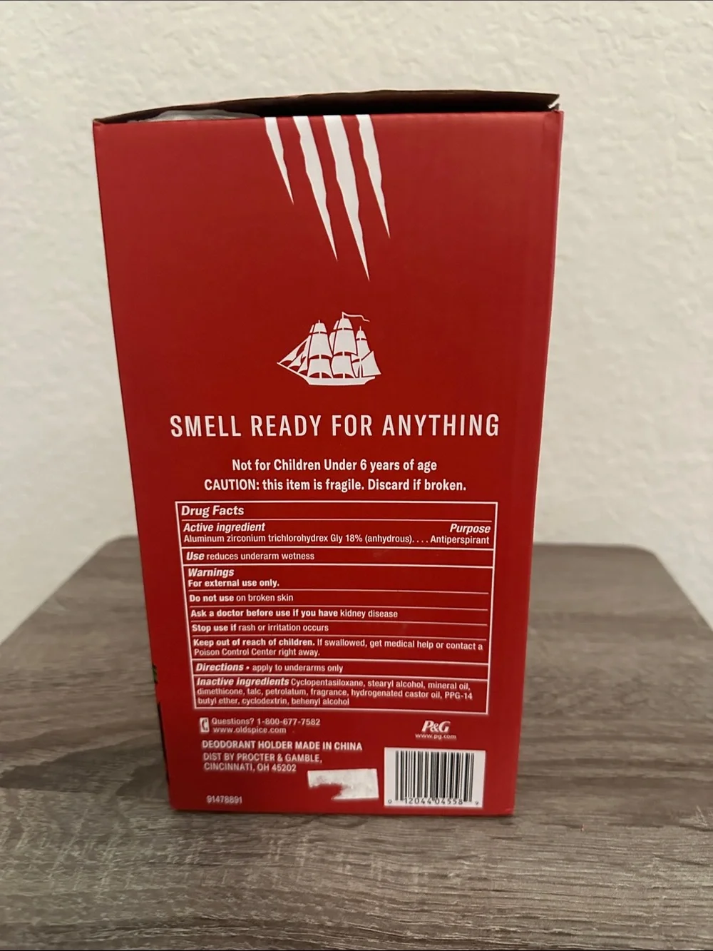 Old Spice Bearglove Brown Bear Figurine Deodorant Holder